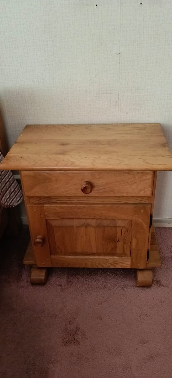 slaapkamer meubels eiken MOET weg (Utrecht), Ophalen, Zo goed als nieuw, 65 cm of meer