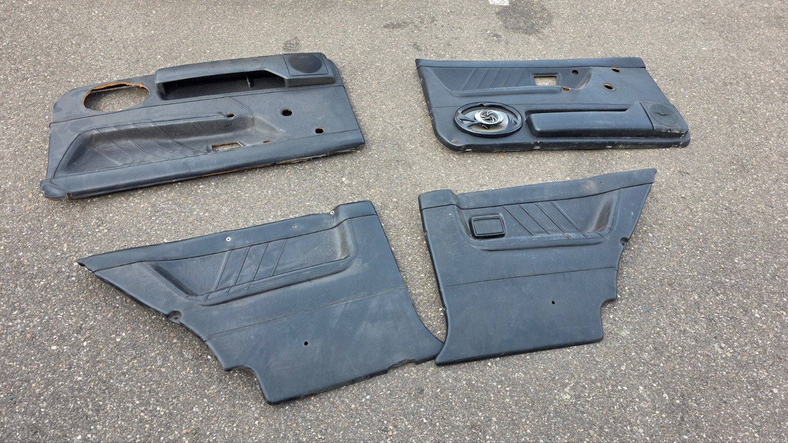 VOLKSWAGEN GOLF 2 LEDEREN DEURKAARTEN, Ophalen of Verzenden, Gebruikt, Volkswagen