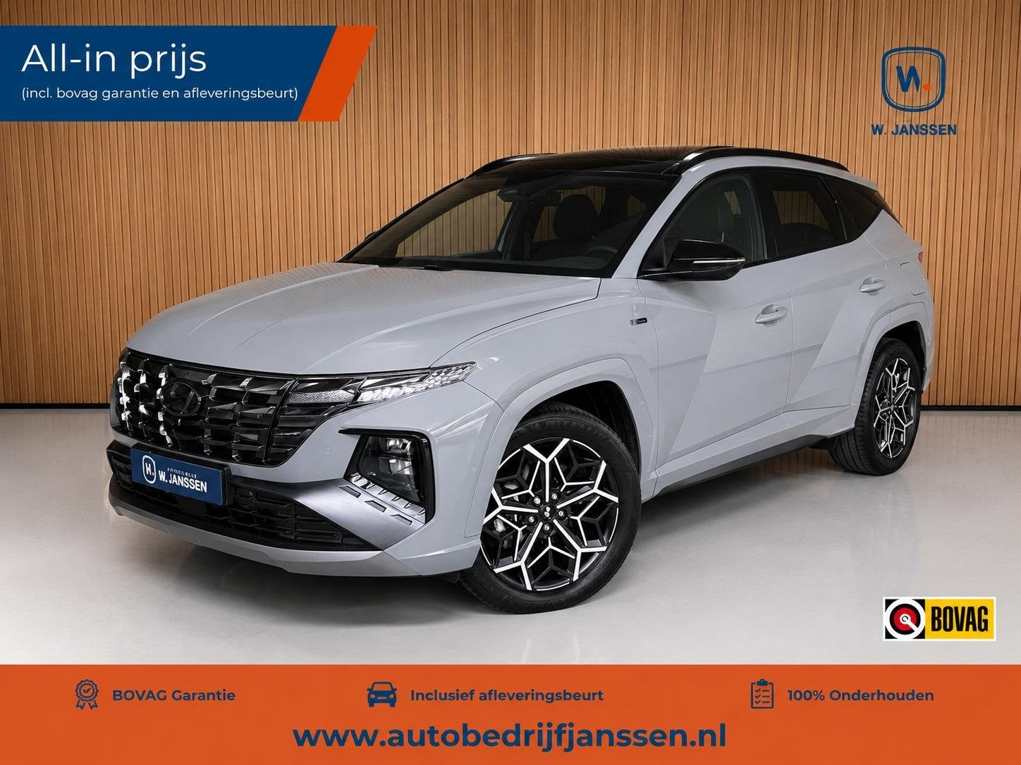 Hyundai Tucson 1.6 T-GDI PHEV N Line Sky 4WD Panorama | Stoe, Auto's, Automaat, 14 kWh, Gebruikt, Euro 6