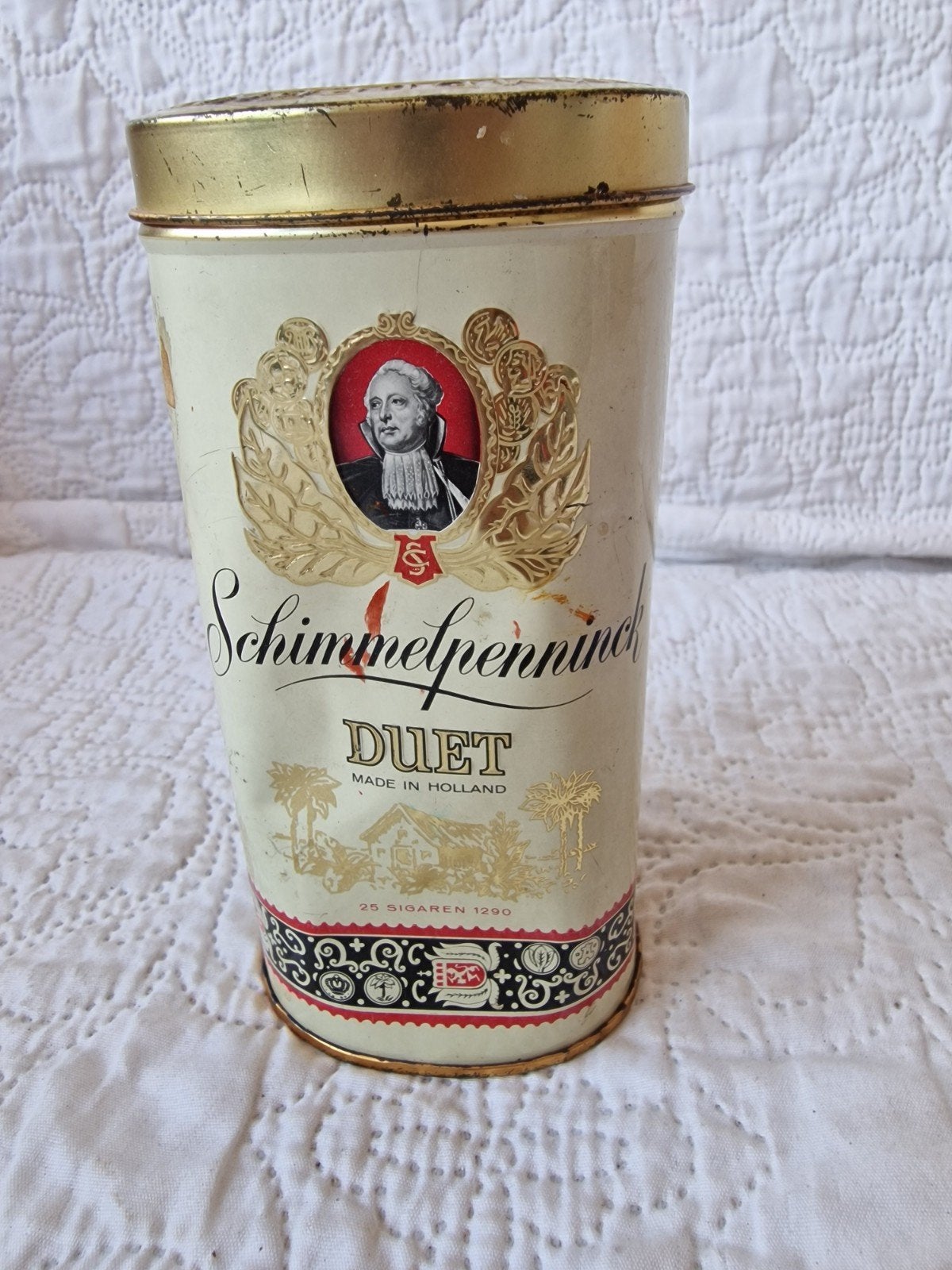 Vintage Schimmelpenninck sigarenblik - Made in Holland, Verzamelen, Blikken, Ophalen of Verzenden, Gebruikt, Overige, Overige merken