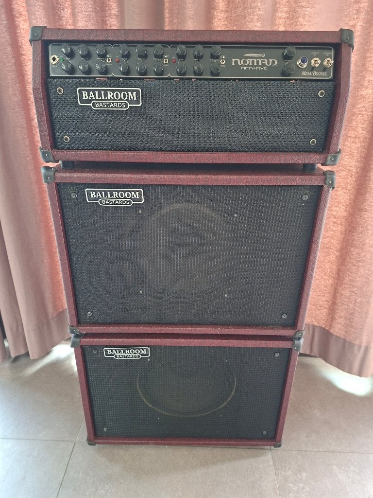 Mesa Boogie Nomad 55 Custom Full Stack–Wine Red, Ophalen, Zo goed als nieuw, Gitaar, 50 tot 100 watt