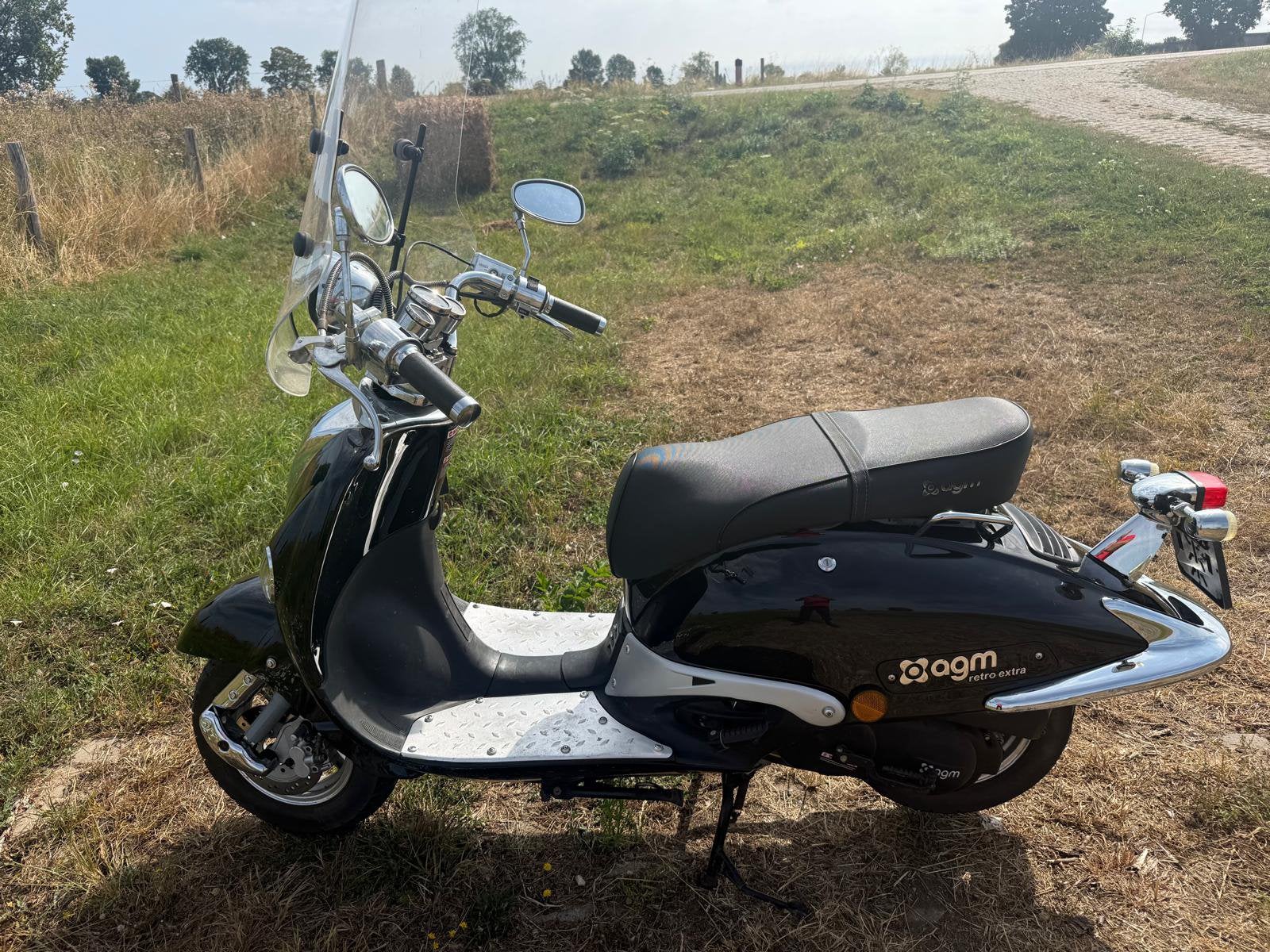 Agm Retro Extra scooter, Fietsen en Brommers, Gebruikt, Benzine, Ophalen, Overige merken