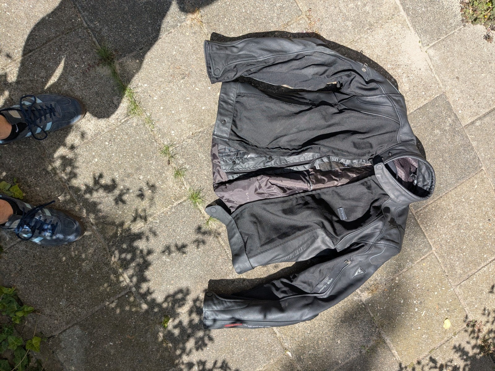 REV'IT! Leren Motorjas - Zwart, Maat M-S, Motoren, Kleding | Motorkleding, Ophalen, Tweedehands, Jas | leer, REV'IT!