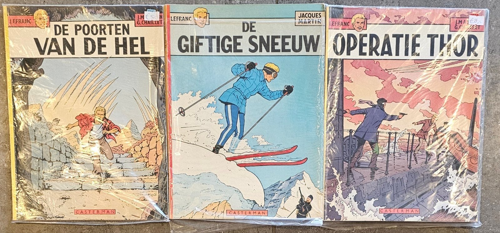Lefranc stripboeken:  perfecte staat, Meerdere stripboeken, Ophalen of Verzenden, Zo goed als nieuw, Jacques Martin