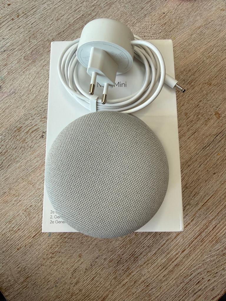 Google Nest Mini (2e generatie) - Smart Speaker, Overige typen, Zo goed als nieuw, Minder dan 60 watt, Ophalen