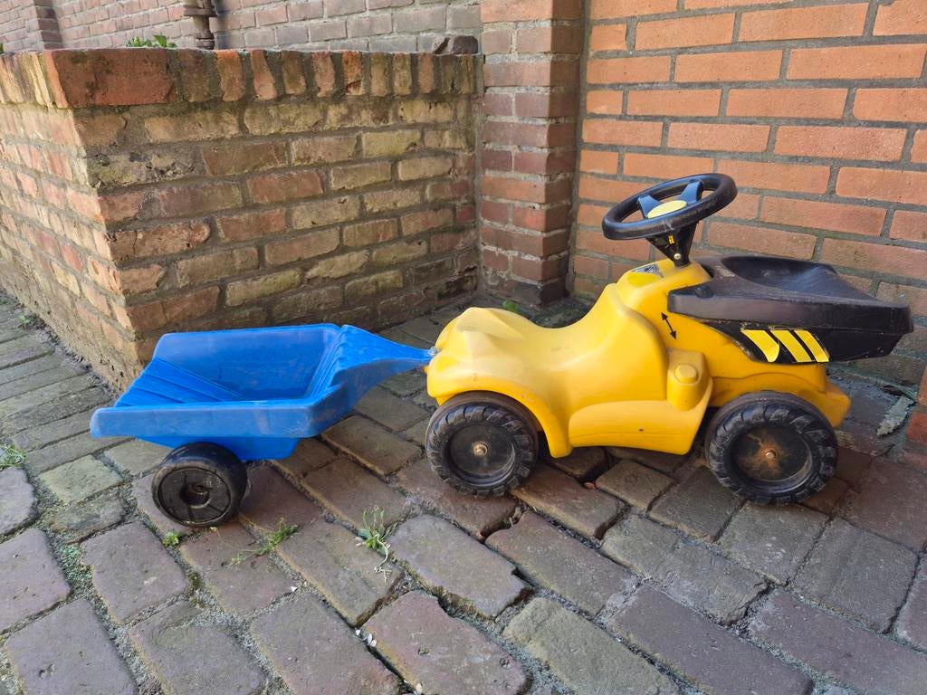 Loopwagen shovel met aanhanger, Ophalen, Gebruikt, Loopvoertuig