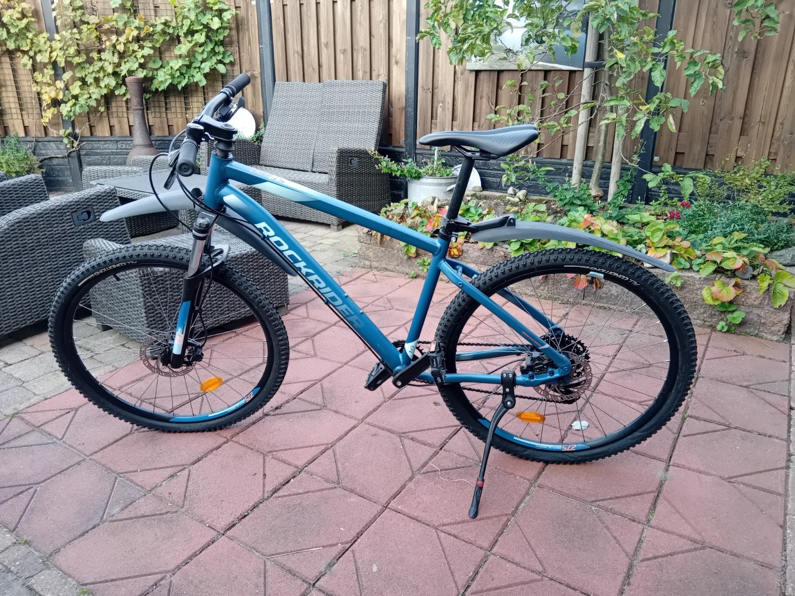 Rockrider ST530 dames Sport Trail Mountainbike - Maat L, 1x9, Fietsen en Brommers, Zo goed als nieuw, Dames, Schijfrem, Ophalen
