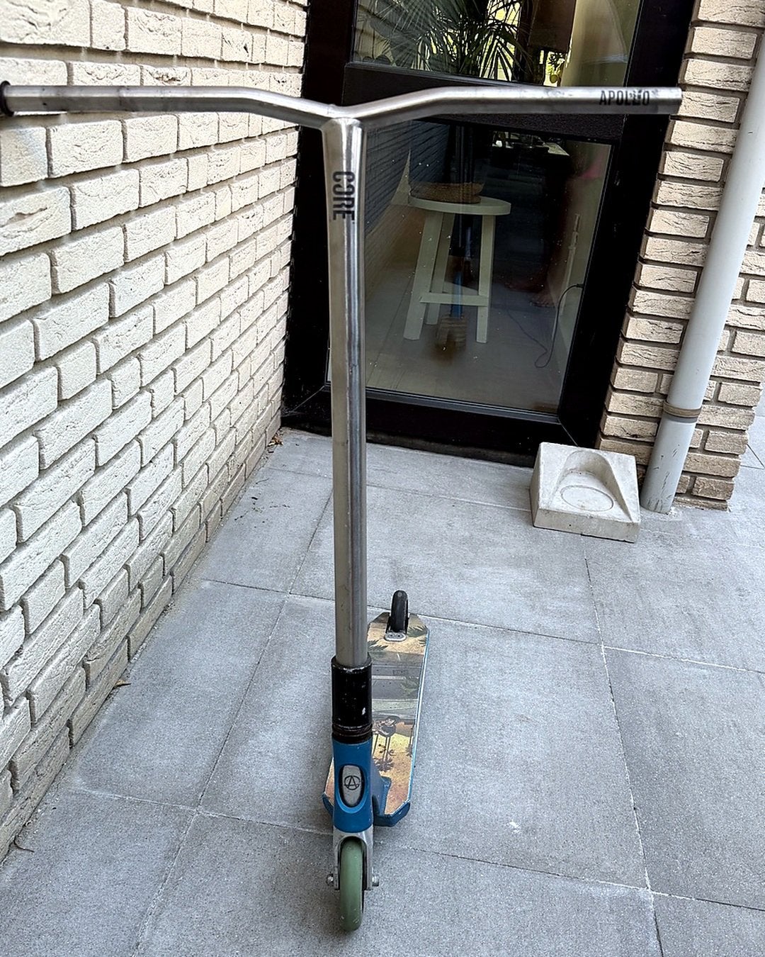 Custom stuntstep Apex 4.5 - CORE Apollo titanium bar, Fietsen en Brommers, Steps, Ophalen, Gebruikt, Overige typen