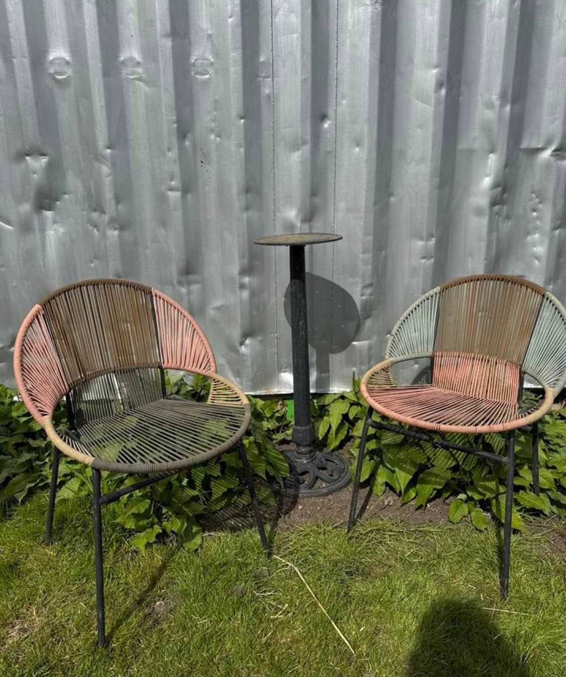 Vintage draadstoeltje stoelen, Antiek en Kunst, Ophalen