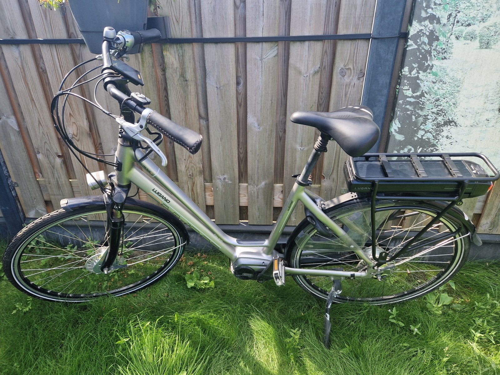 Lugano elo de luxe electrische damesfiets, Fietsen en Brommers, Elektrische fietsen, Ophalen, Gebruikt, Overige merken