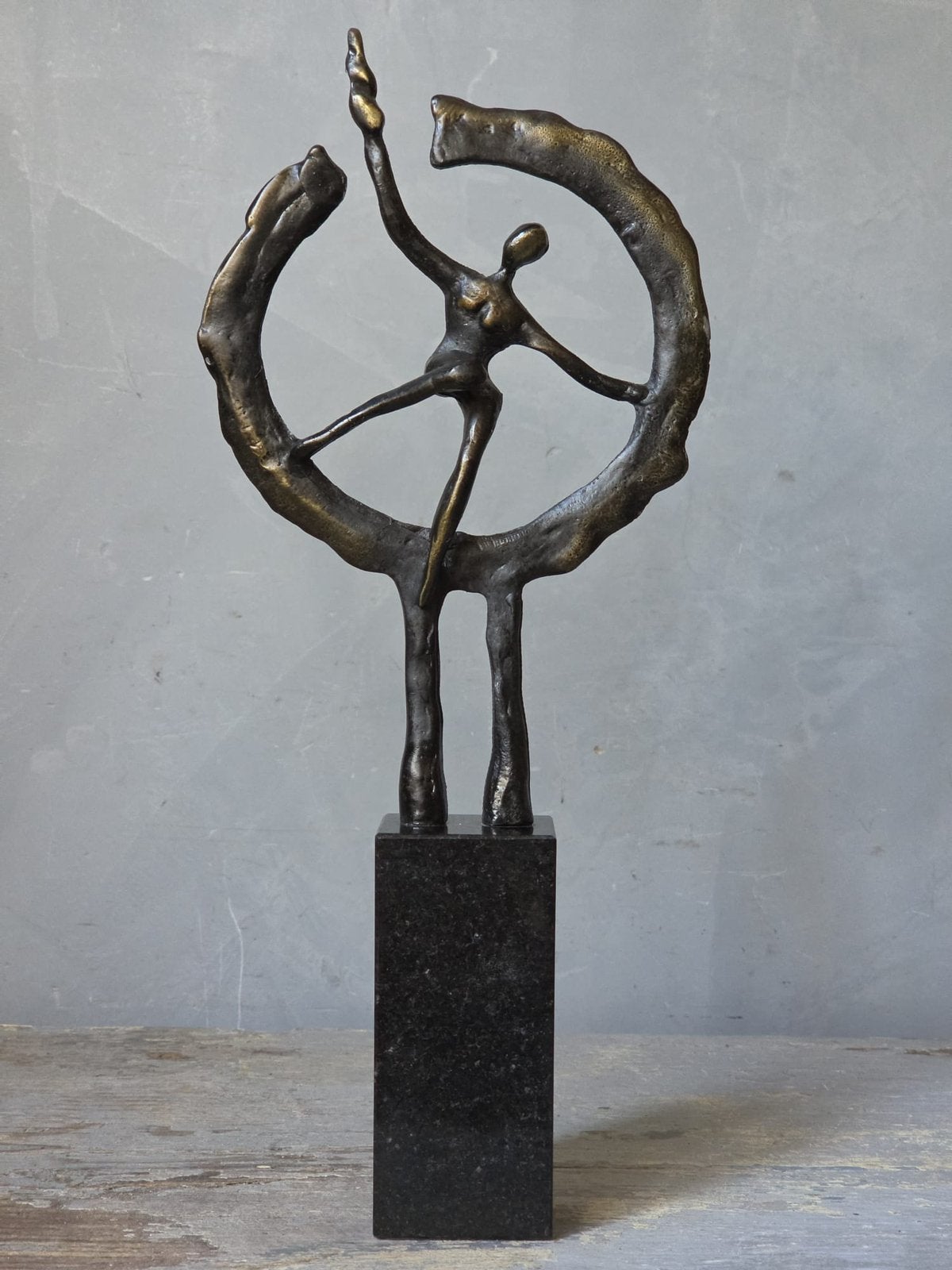 Bronzen beeld, Ophalen of Verzenden, Brons