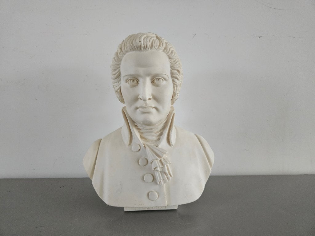 Buste, Ophalen of Verzenden, Composieten, Wit, Man