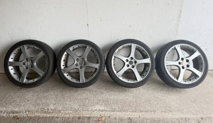 Jaguar X-Type wielset 18 inch 5x108, Auto-onderdelen, Banden en Velgen, Ophalen, 18 inch, Gebruikt, Banden en Velgen