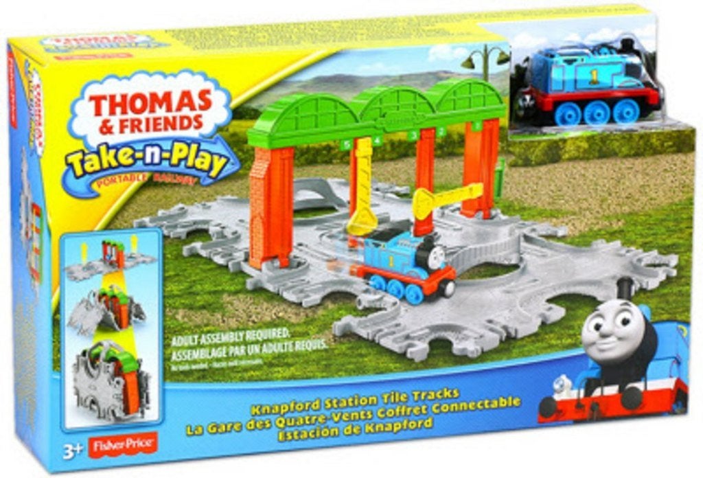 Thomas de Trein: Draagbare Speelset: Knapford Station, Kinderen en Baby's, Speelgoed | Thomas de Trein, ., Nieuw, Ophalen of Verzenden