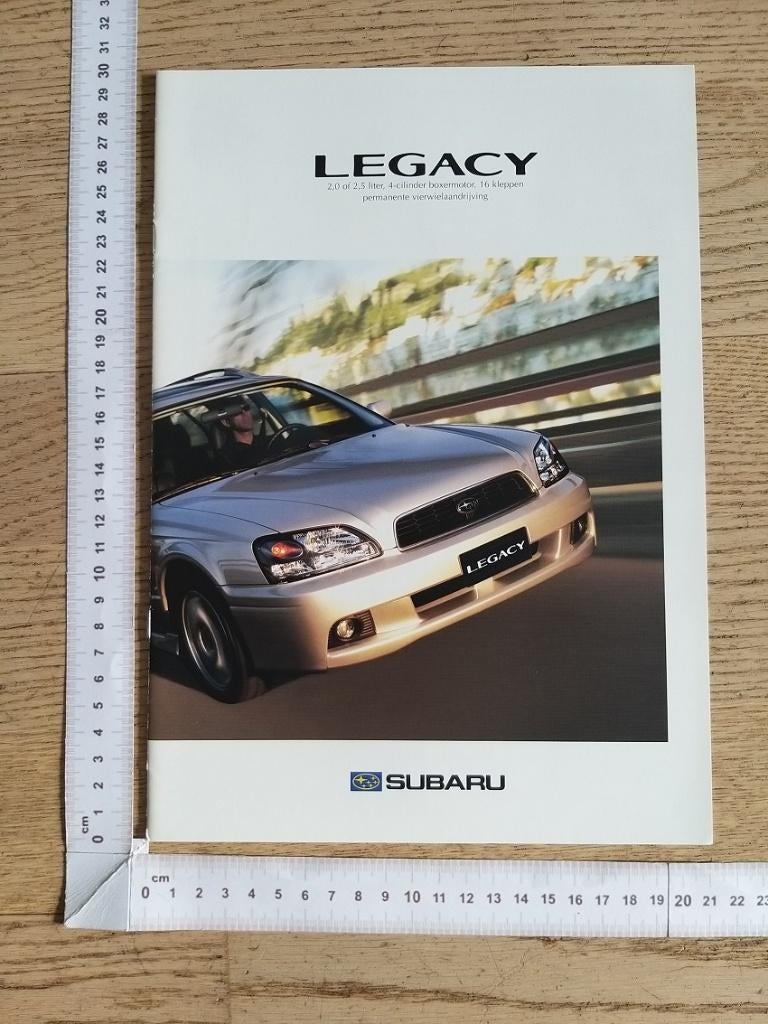 Subaru Legacy brochure 2002, Ophalen of Verzenden, Gelezen, Overige merken