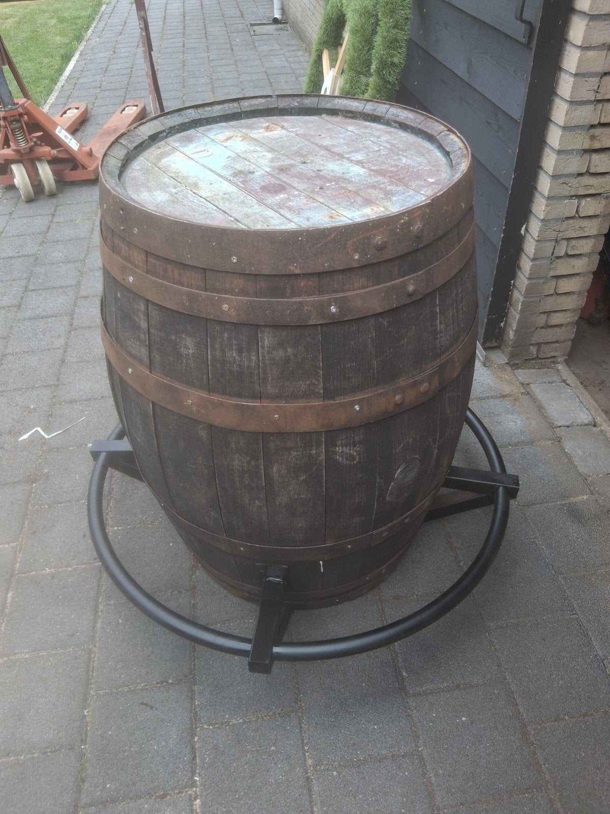 mooi eiken biervat, Tuin en Terras, 150 liter of meer, Ophalen, Hout
