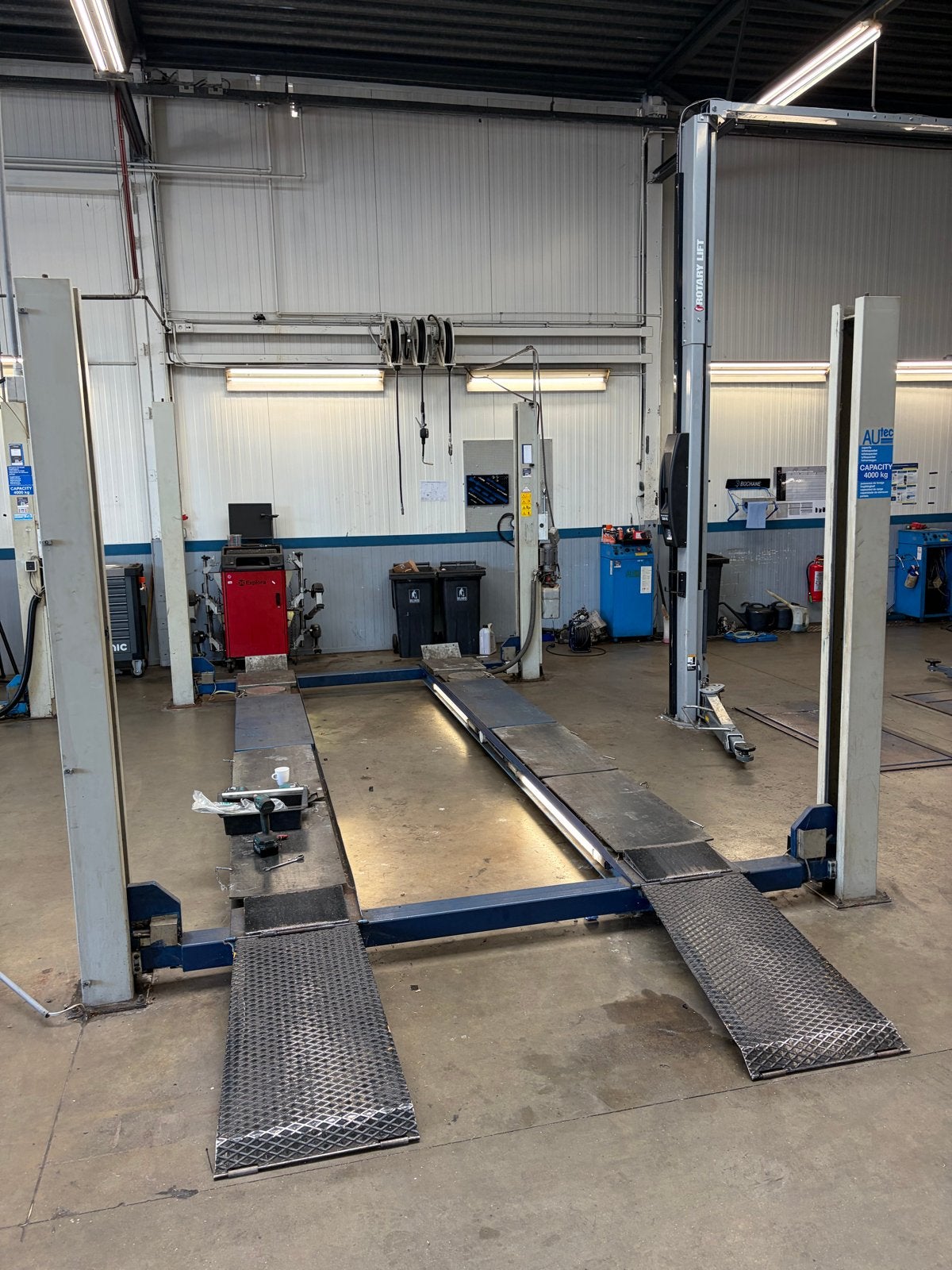 4 Koloms Hefbrug Autec-VLT Equipment ALA4044/VS 4000KG APK, Auto diversen, Ophalen of Verzenden, Gebruikt