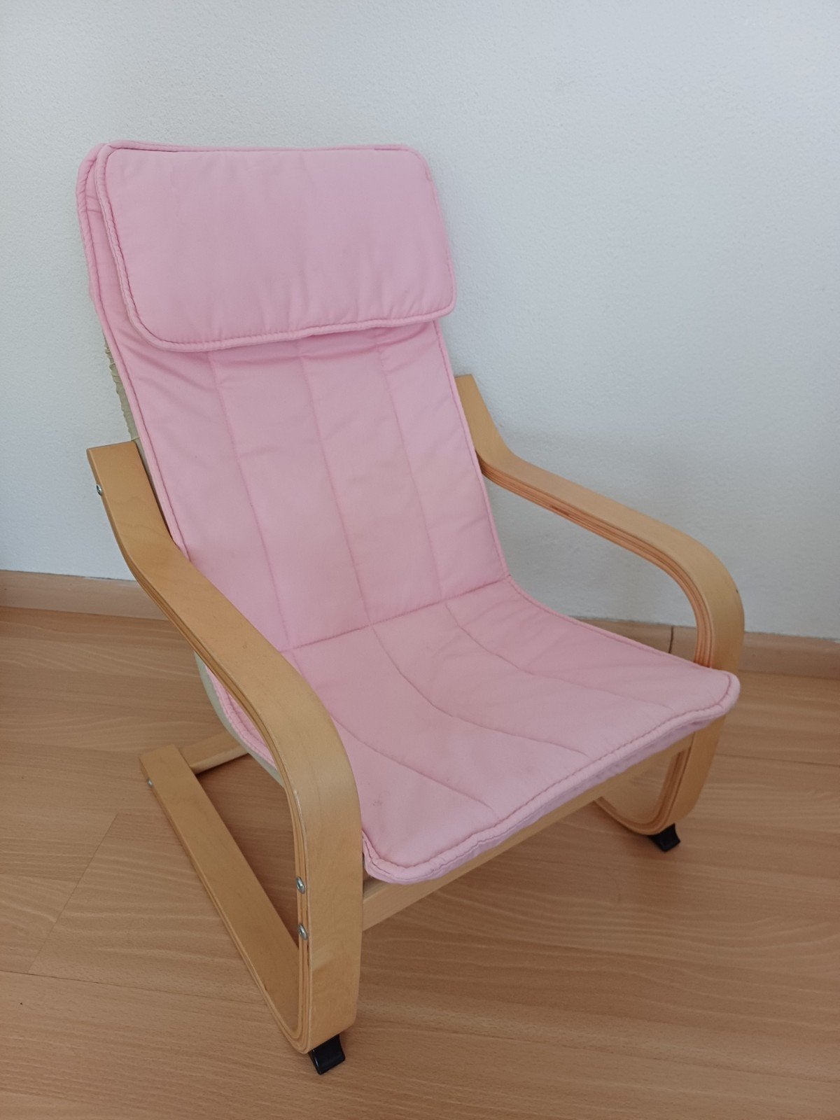 Kinderstoel roze, Huis en Inrichting, Fauteuils, Ophalen, Minder dan 75 cm, Zo goed als nieuw, Stof