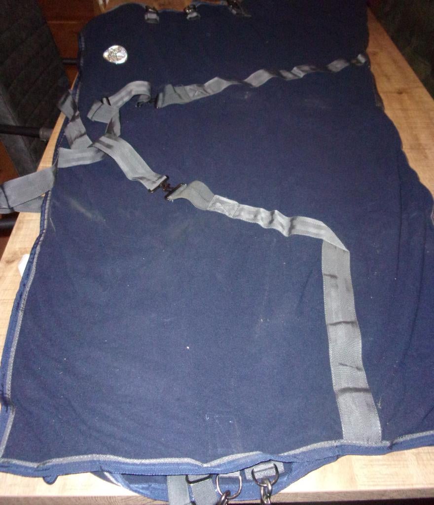 Harry's Horse fleecedeken vaste hals 165 blauw, Halsdeken, Nieuw, Pony (P), Harry's Horse