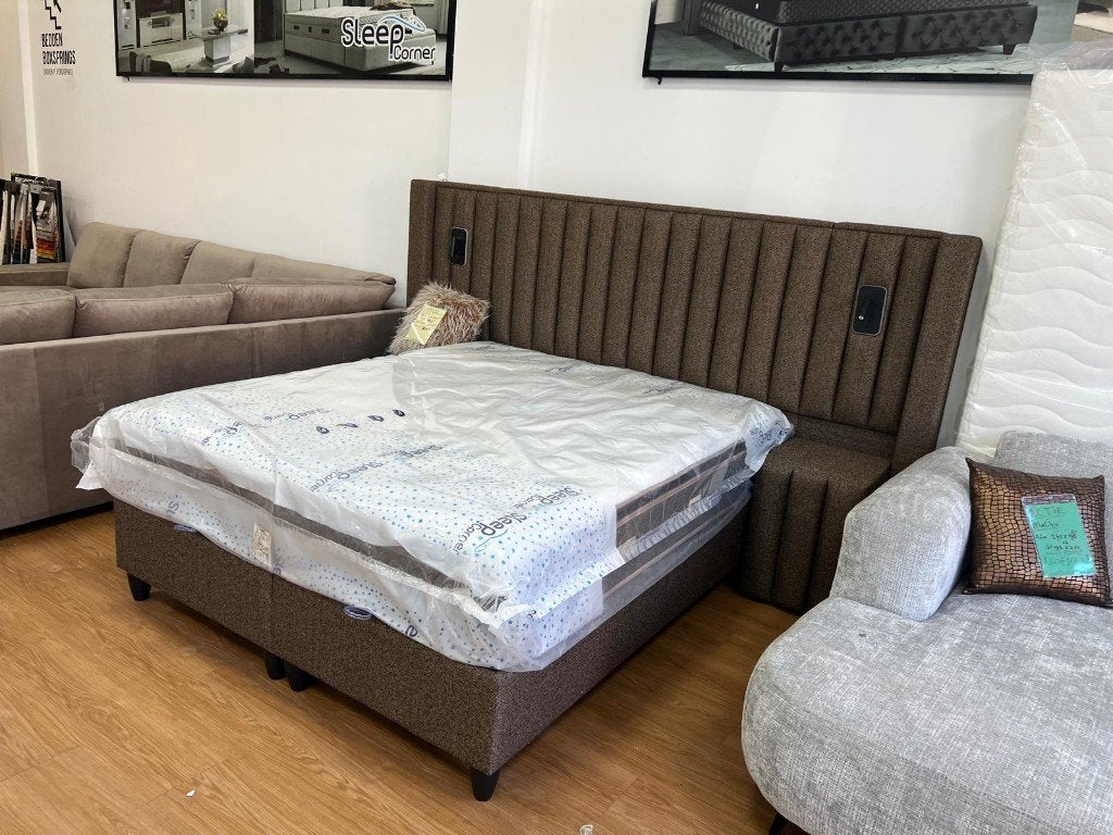 leegverkoop van boxsprings met oprbergruimte, op=op, Ophalen of Verzenden, Nieuw, Tweepersoons