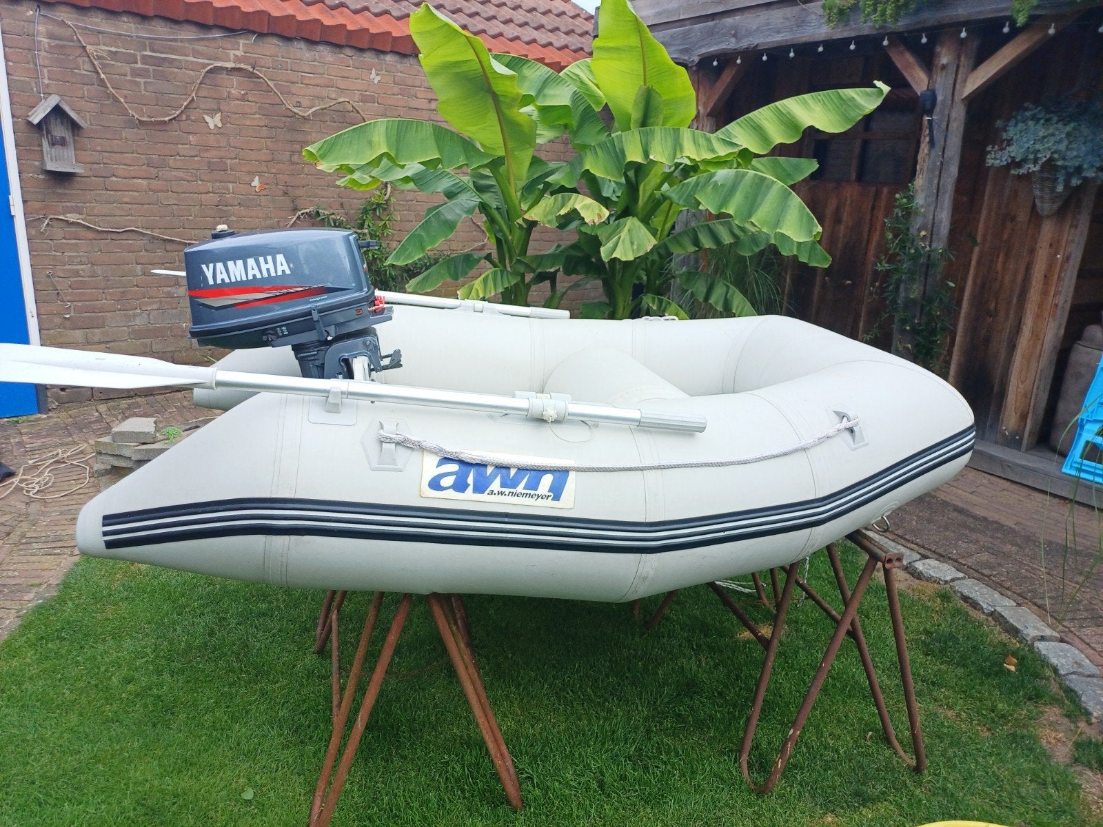 Te koop rubberboot met 4 pk 2 tack, Ophalen of Verzenden, Yamaha