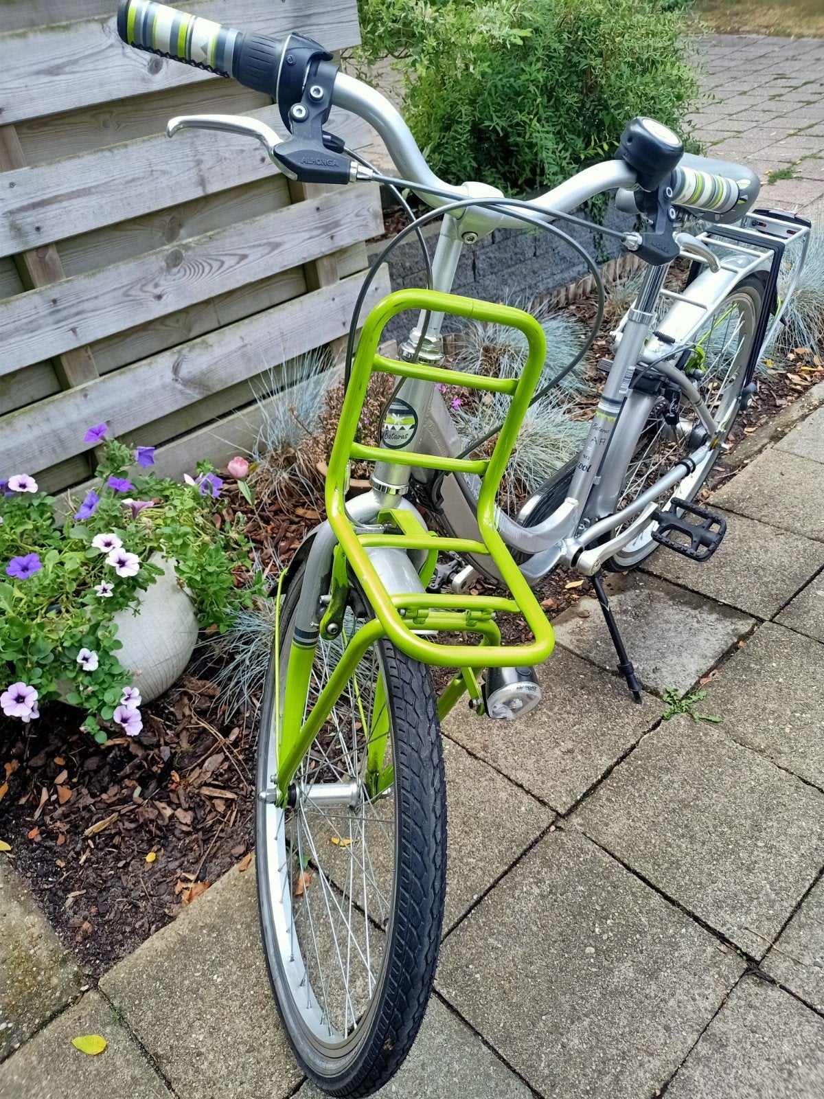 Batavus Star 24 inch limegroen / grijs, Ophalen, Zo goed als nieuw, Batavus Star, Terugtraprem