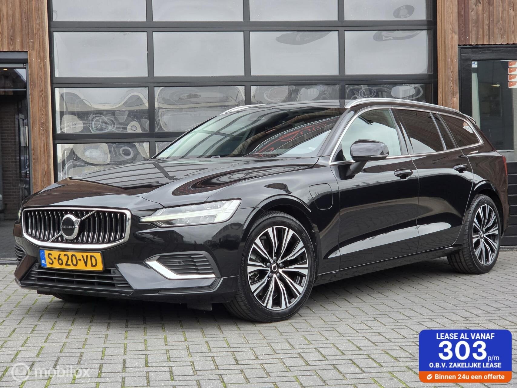VOLVO V60 2.0 T6 PLUG-IN HYBRID 98,8% SOH LEER CAMERA MEMORY, Automaat, Dealer onderhouden, Gebruikt, 4 cilinders
