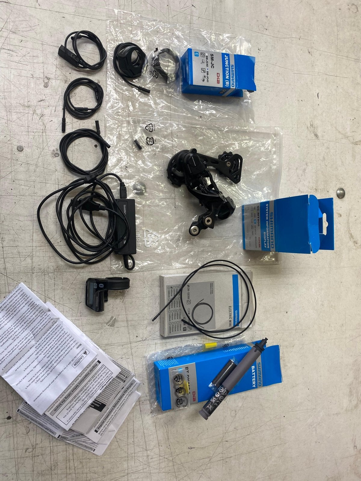 Shimano XT Di2 M8050 Complete Groepset – Nieuwstaat, Ophalen of Verzenden, Zo goed als nieuw, Mountainbike