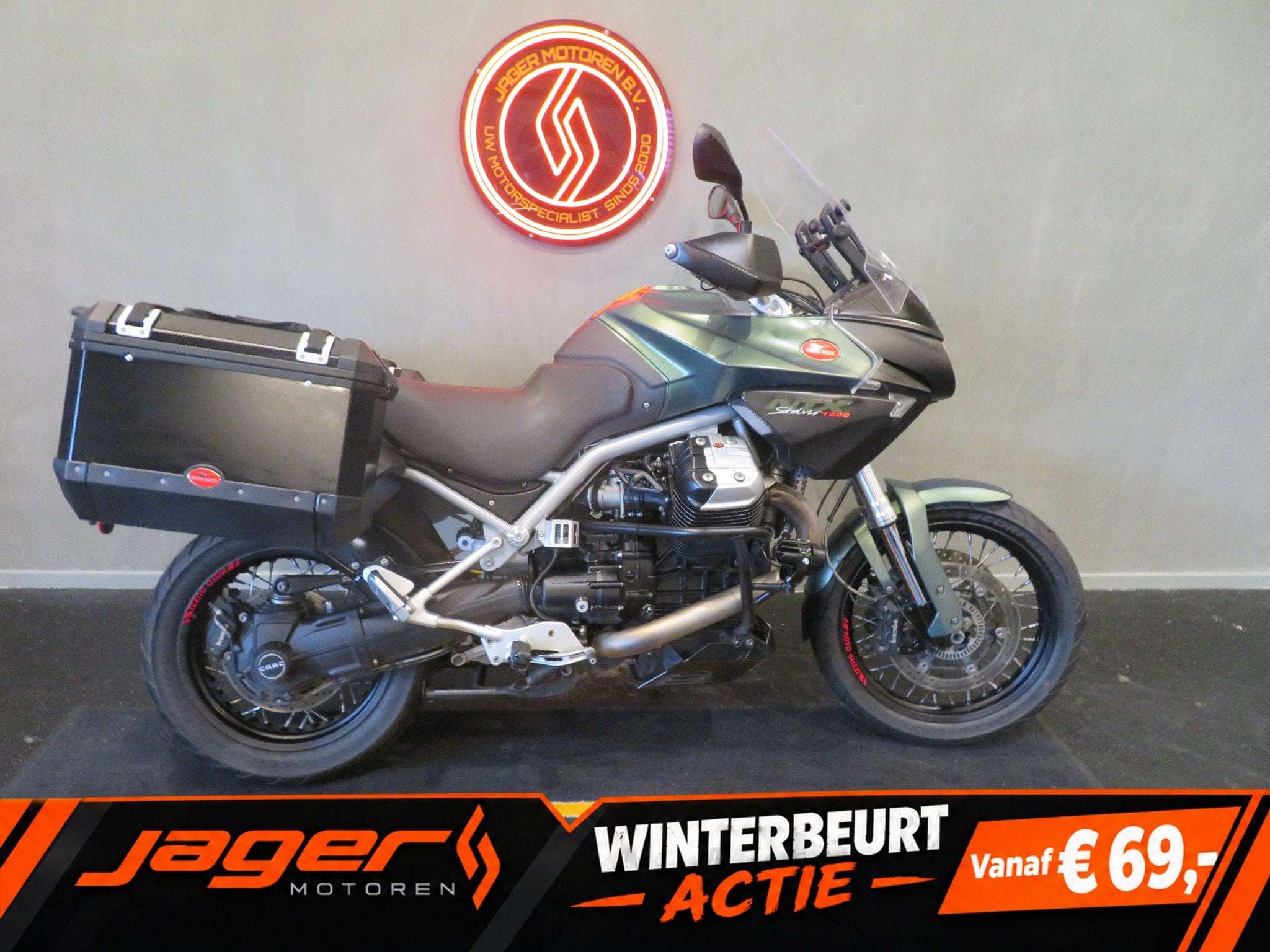 Moto Guzzi STELVIO 1200 8V ABS DIKKE KNAAP~! (bj 2013), Toermotor, Gebruikt, Bedrijf