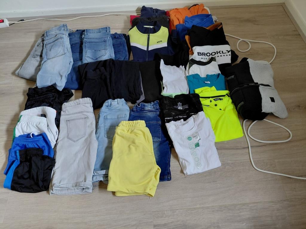 Groot pakket jongens kleding draagmaat 146/152/158, Ophalen of Verzenden, Gebruikt, Maat 152