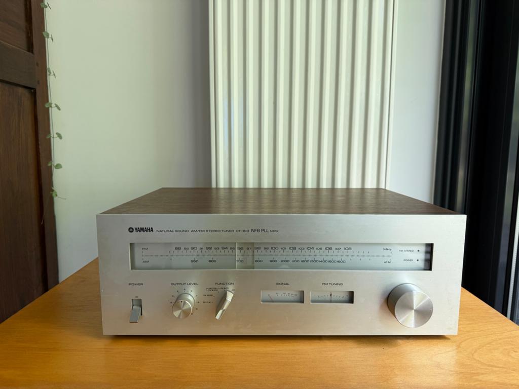 Vintage Yamaha CT-610 AM/FM stereo tuner jaren '70, Ophalen, Gebruikt, Analoog