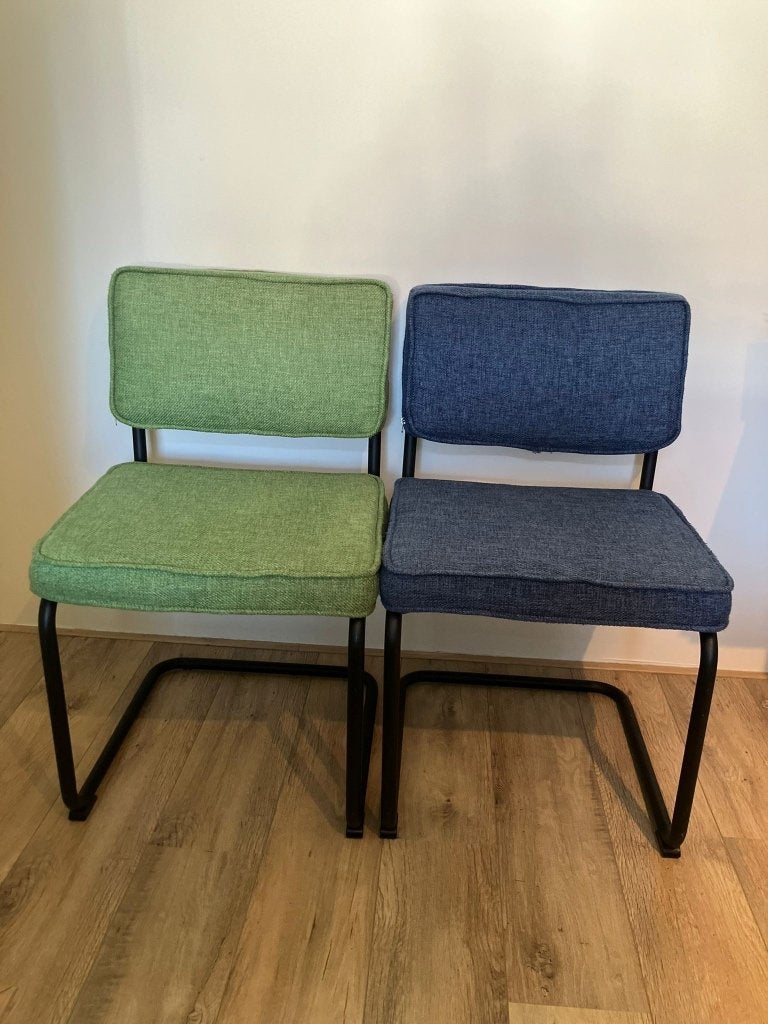 Stoelen, Huis en Inrichting, Ophalen, Stof, Gebruikt, Twee