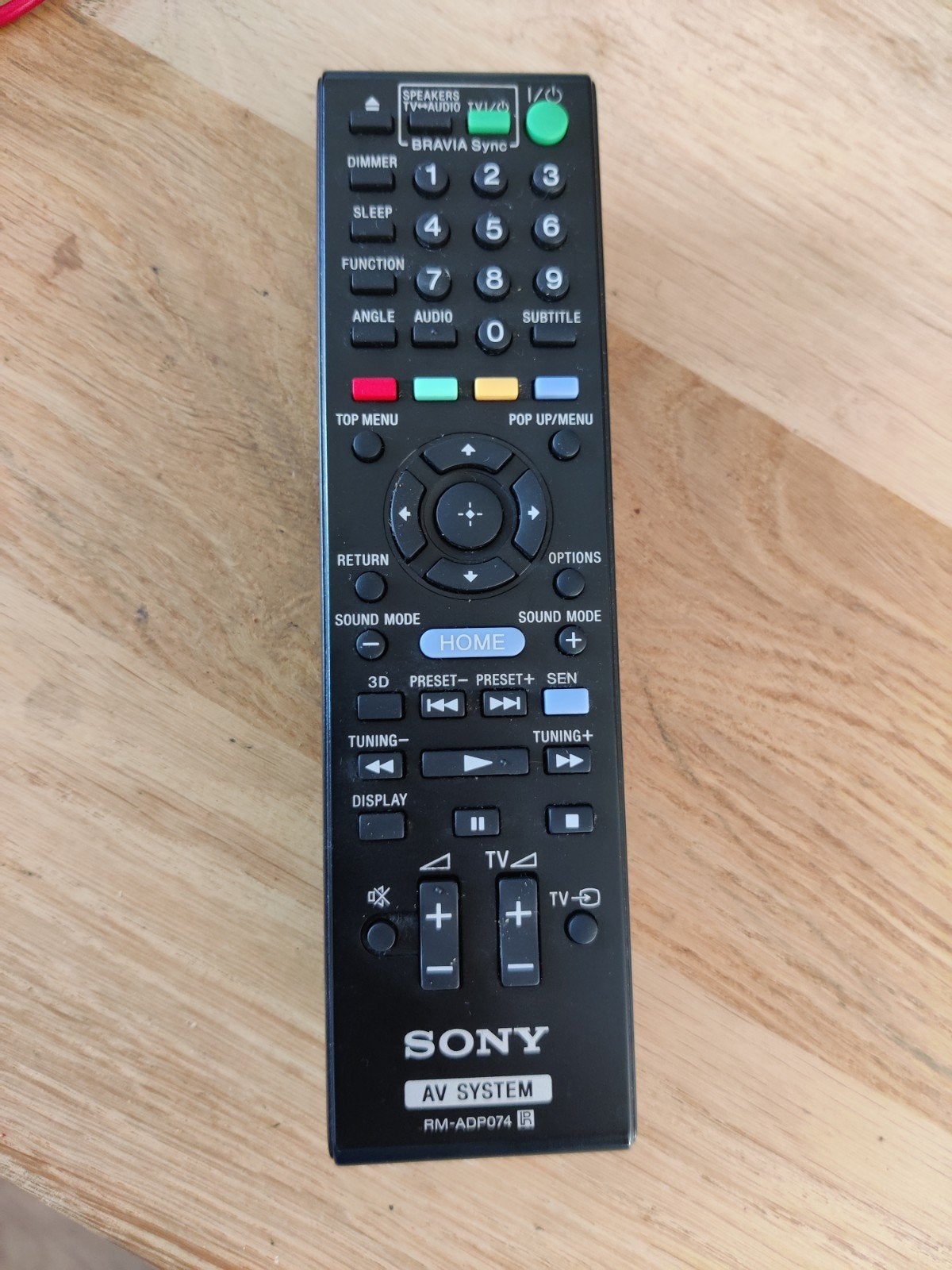 Sony AV Systeem Afstandsbediening, Ophalen of Verzenden, Zo goed als nieuw, Origineel, Receiver of Versterker