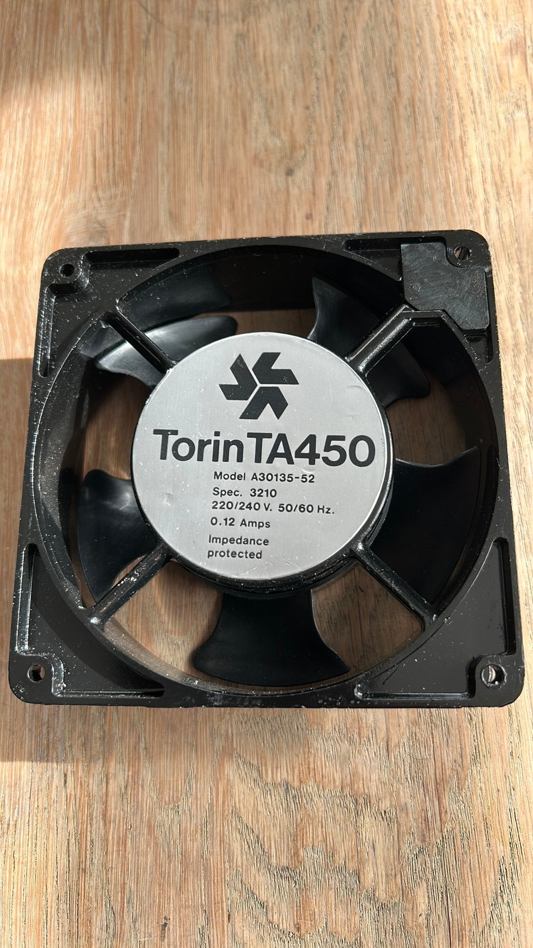 Industriële ventilator Torin TA450 A30135-52 120x120x38mm, P.J. Oudweg 4, 1314 CH Almere, Nederland, Overige typen, Ophalen of Verzenden