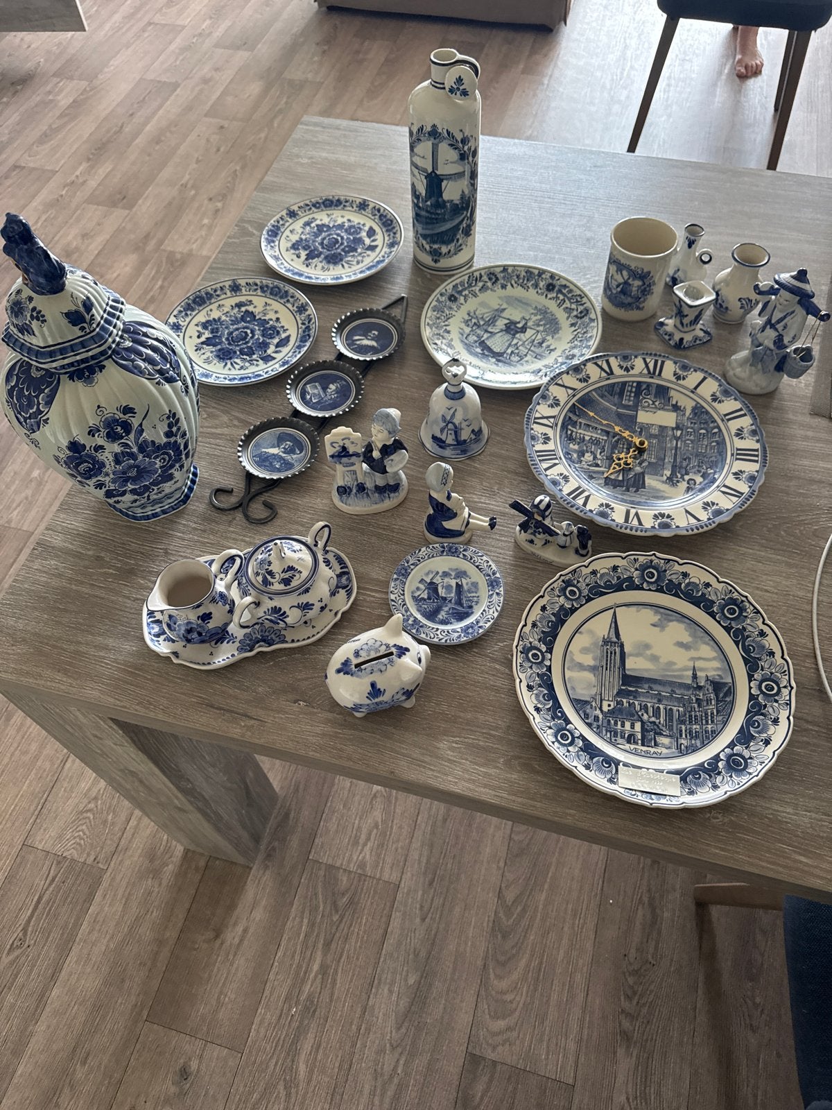 Grote collectie Delfts Blauw aardewerk, Ophalen
