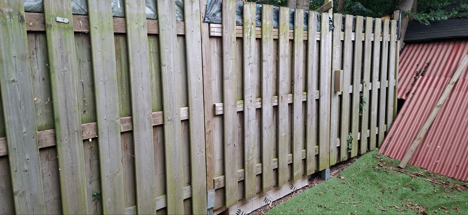 Houten schuttingdelen in goede staat, Ophalen, Minder dan 3 meter, Hout, 1 tot 2 meter