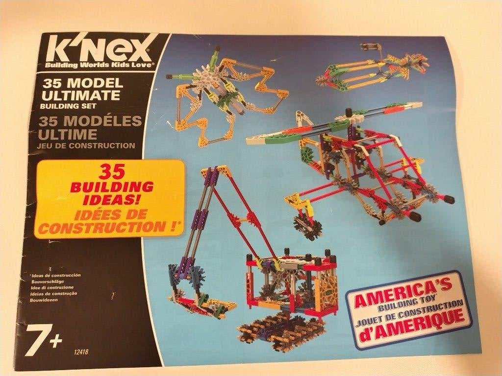 K'nex Bouwset(12418),35 Modelelen,480 onderdelen+handleiding, Kinderen en Baby's, Ophalen of Verzenden, Zo goed als nieuw, K'nex