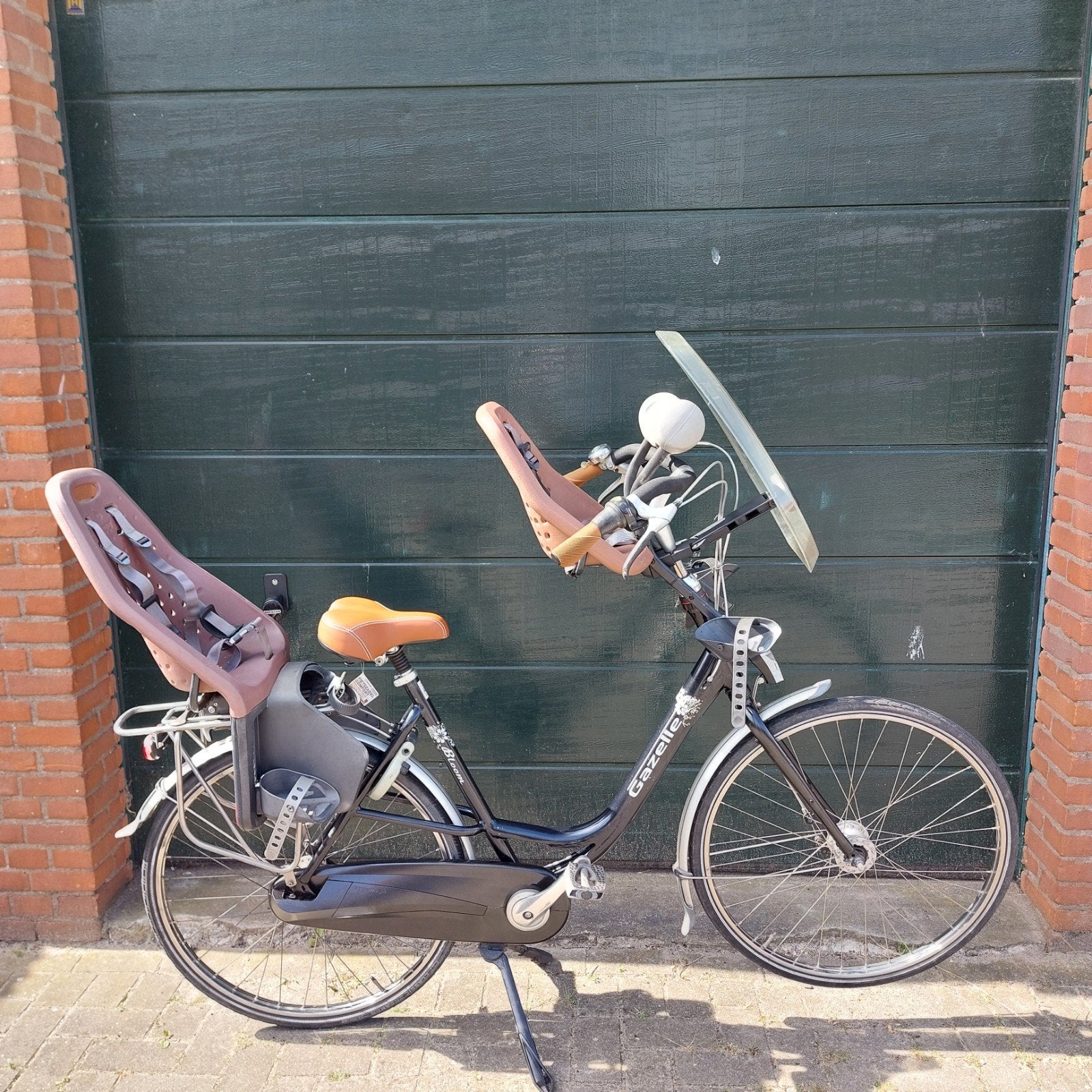 Moederfiets Gazelle bloom 56cm 7 Versnellingen & stoeltjes, 2 zitjes, 53 tot 56 cm, Versnellingen, Ophalen of Verzenden