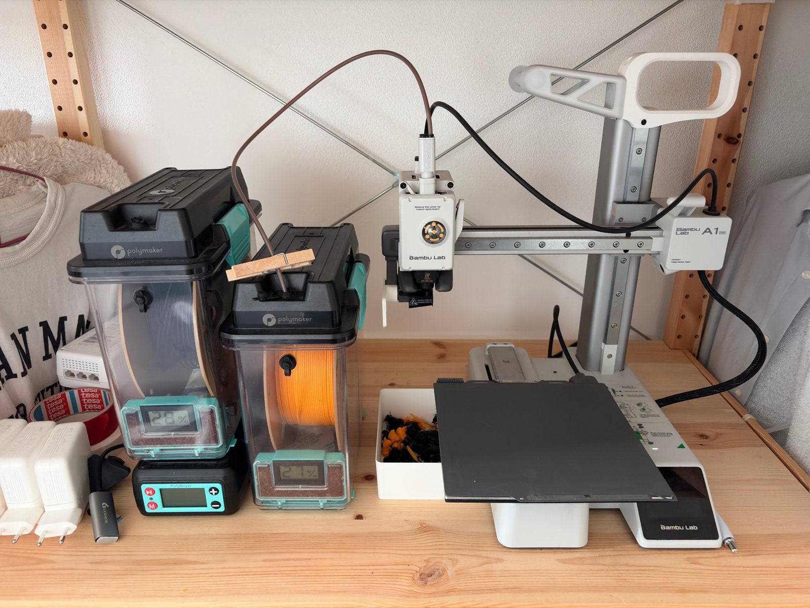 Bambu Lab A1 Mini 3D-printer met accessoires, Computers en Software, 3D Printers, Ophalen, Gebruikt, Ingebouwde Wi-Fi, Filament