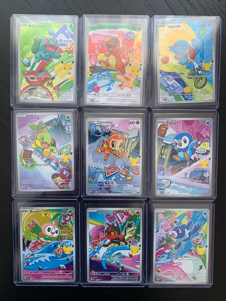 Pokémon First Partner Pack Complete Set - 9 kaarten, Ophalen, Zo goed als nieuw, Meerdere kaarten