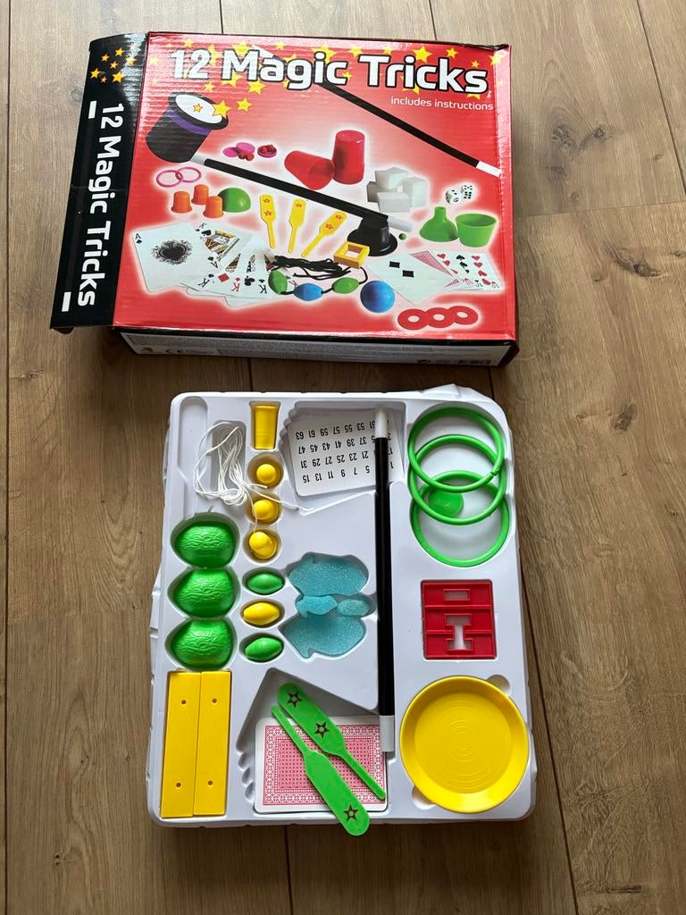 12 Magische Trucs Set - Compleet met Instructies, Ophalen of Verzenden, Zo goed als nieuw
