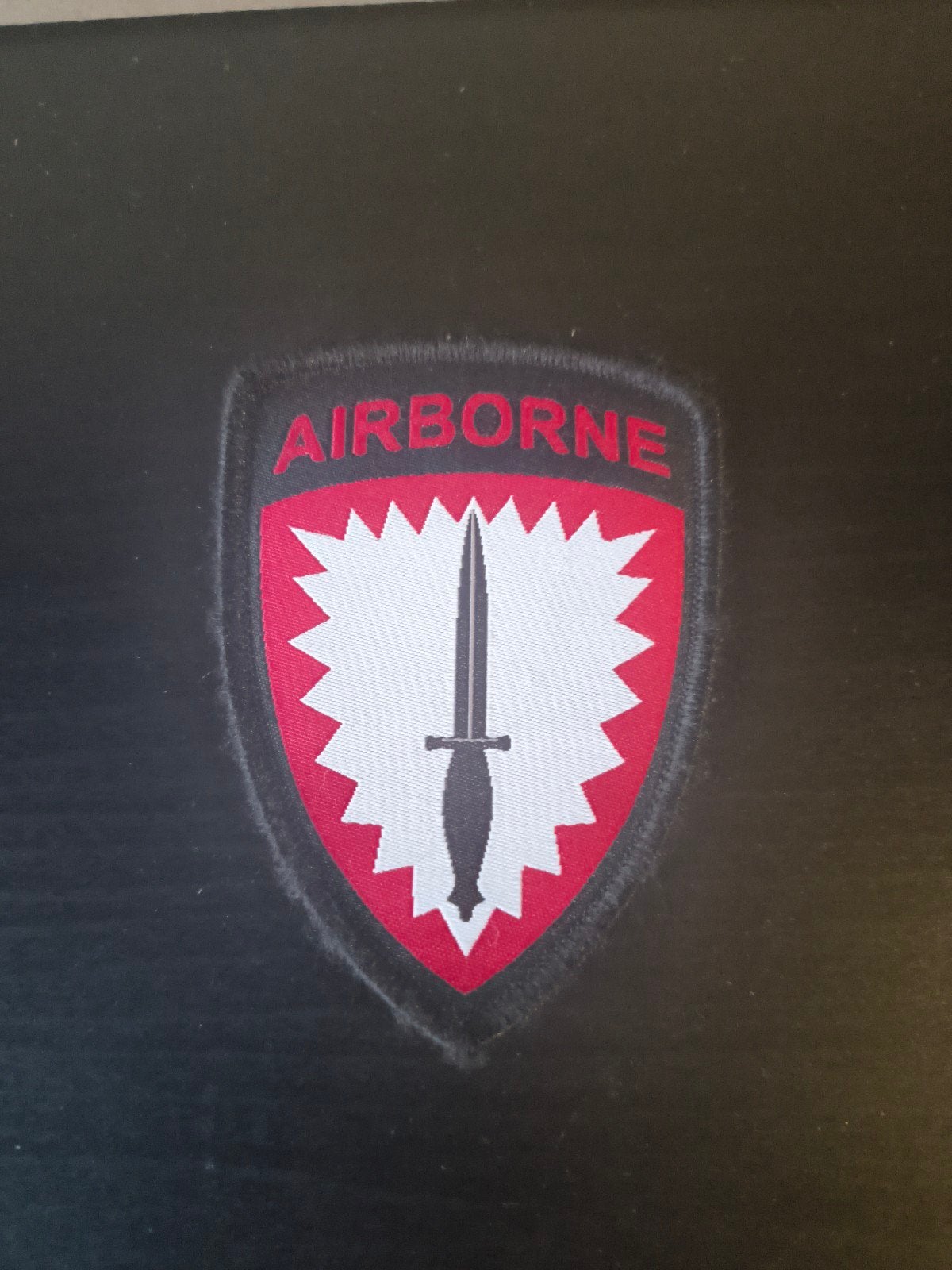 Airborne Embleem/Badge - Militair Verzamelobject, Ophalen, Landmacht, Overige gebieden, Embleem of Badge