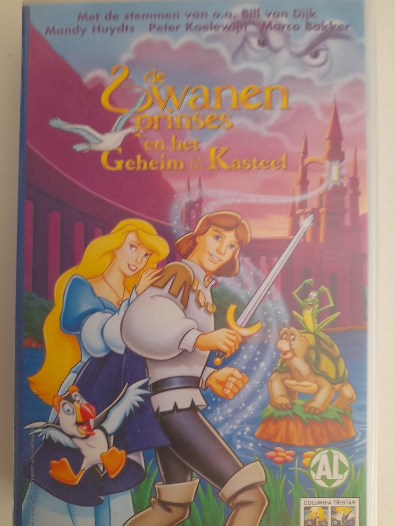 De zwanenprinses, Tekenfilm, Alle leeftijden, Zo goed als nieuw, VHS
