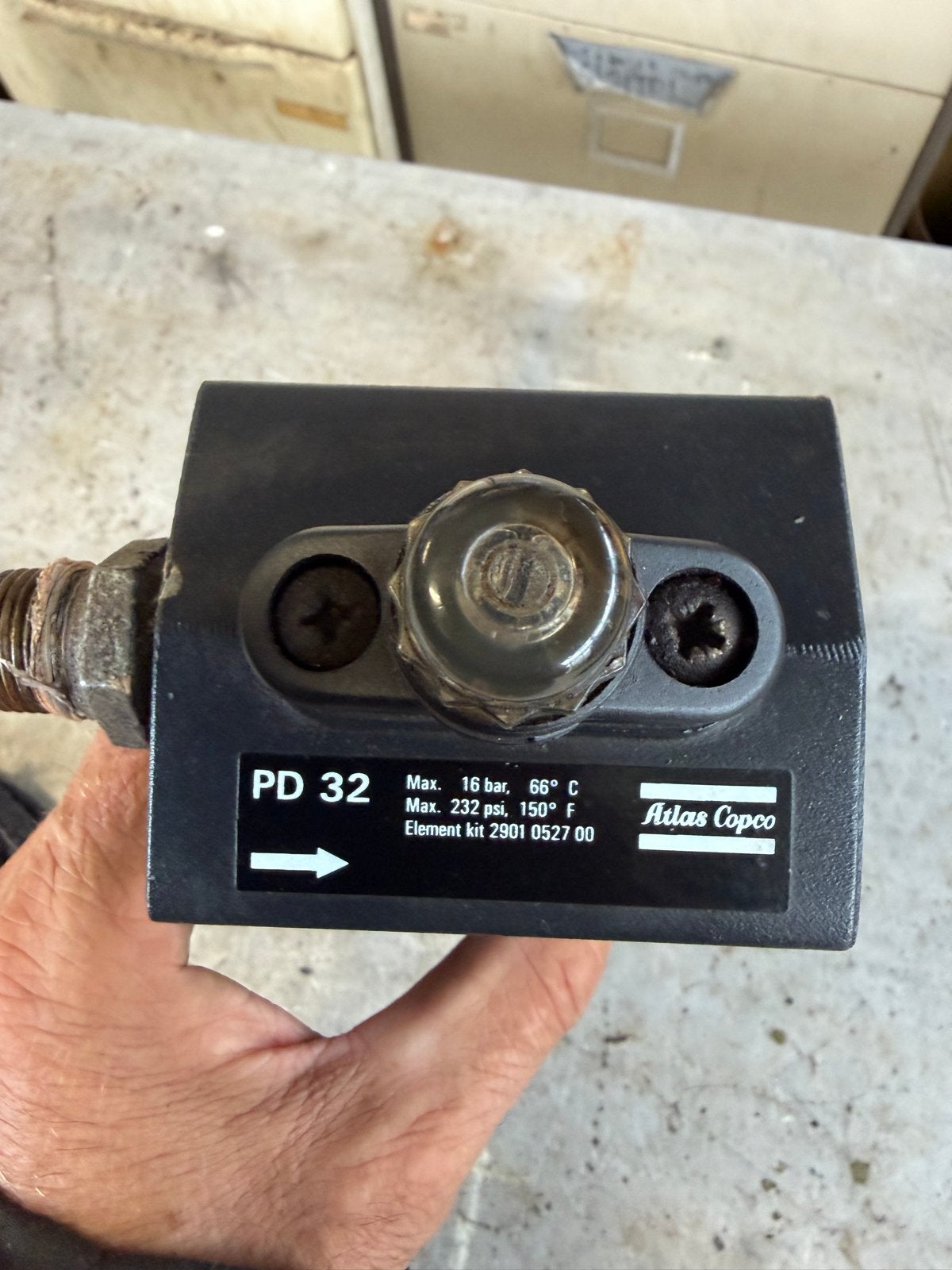 Olieafscheider Atlas Copco PD 32 - Max 16 bar, Ophalen of Verzenden