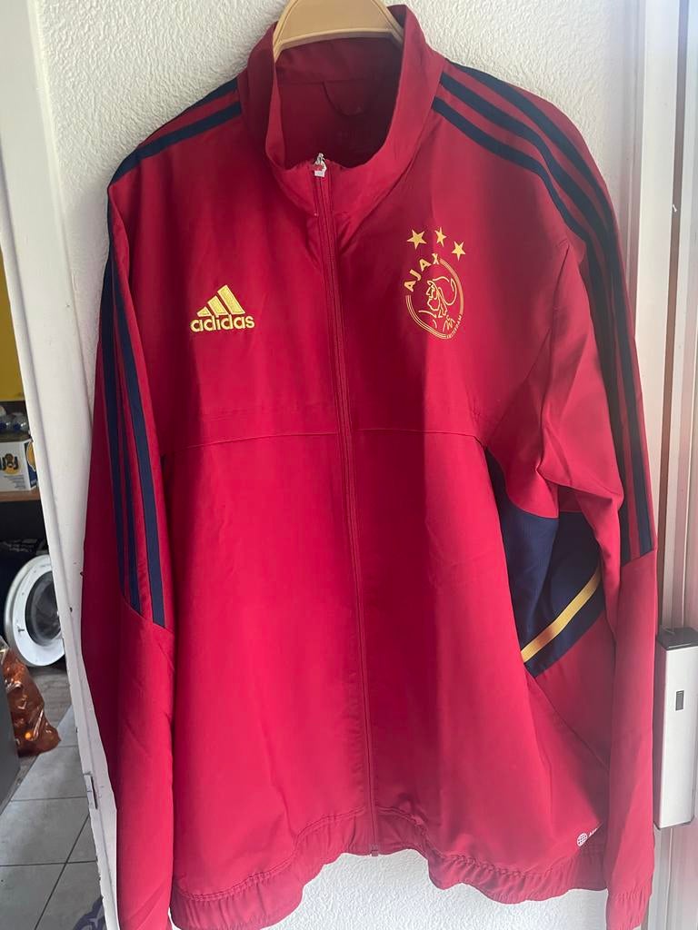 Ajax Adidas trainingsjack en Vest rood maat L, Maat L, Ophalen of Verzenden, Nieuw, Trainingspak