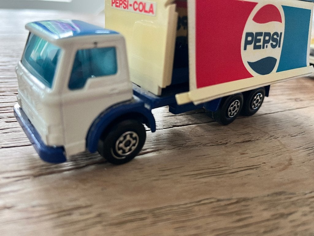 Vintage Matchbox Pepsi-Cola Vrachtwagens - Set van 7, Ophalen of Verzenden, Gebruikt, Overige typen