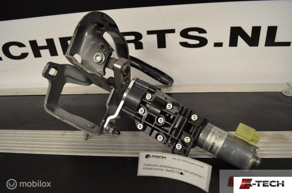 Achterklepscharnier + motor links A4 Avant B9 8w9827851a, Audi, Gebruikt, Audi, Ophalen of Verzenden