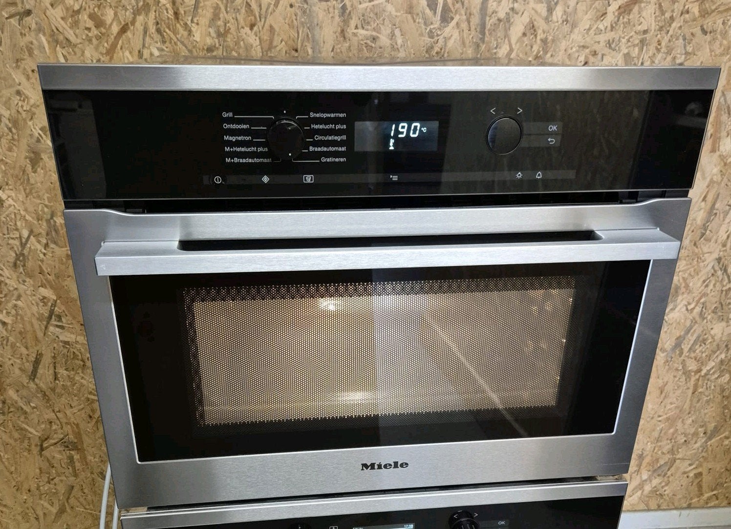 Luxe Miele H6300BM combi oven/ magnetron, Ophalen, Combimagnetron, Hete lucht, Zo goed als nieuw