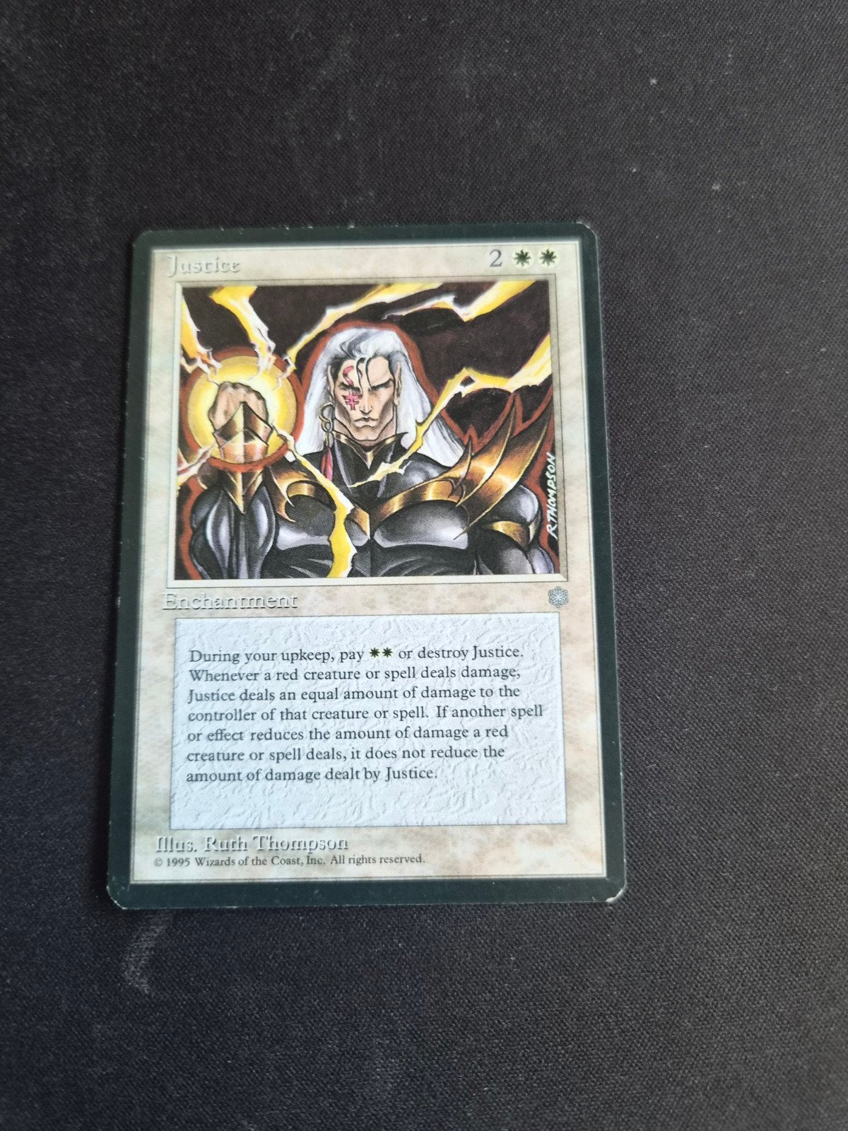 Justice - Ice Age Magic: The Gathering kaart, Ophalen of Verzenden