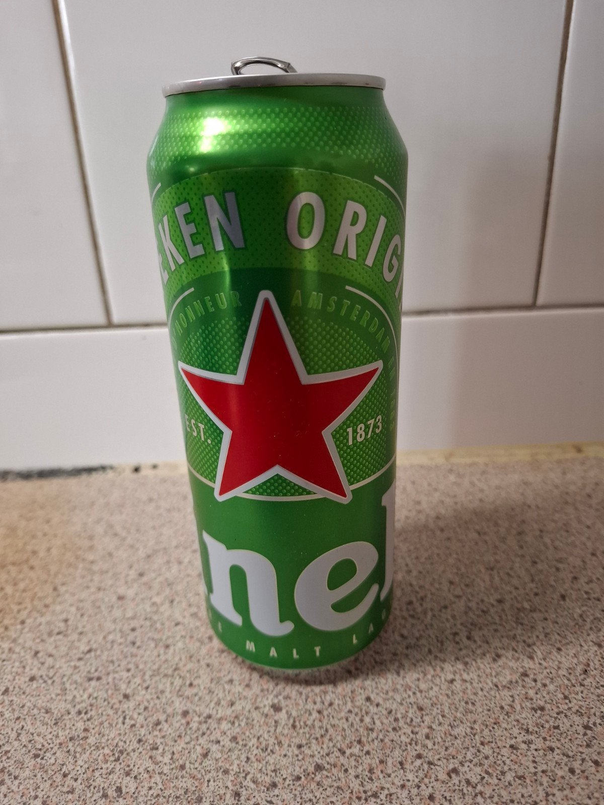 Heineken bierblikje, Verzamelen, Biermerken, Ophalen of Verzenden, Nieuw, Glas of Glazen, Heineken